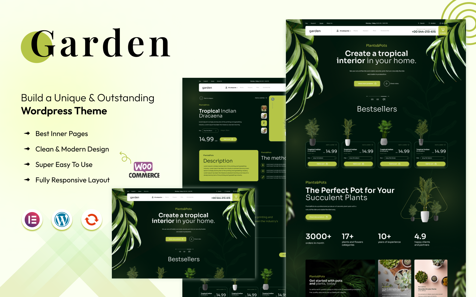 Kit Graphique #338093 Garden Thme Divers Modles Web - Logo template Preview