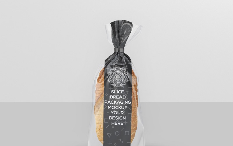 Bread - Slice Bread Packaging Mockup 3 Product Mockup