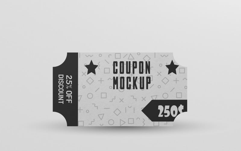 Coupon - Small Coupon Mockup Product Mockup