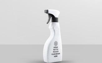 Spray Bottle - Cleaning Spray Bottle Mockup 3