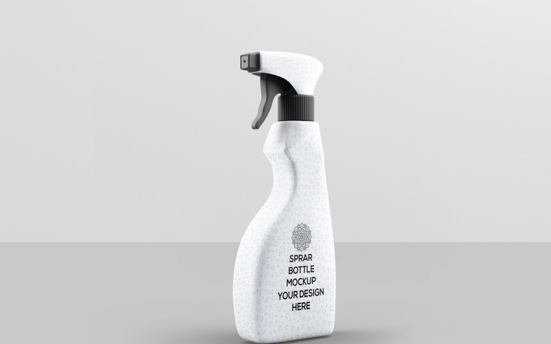 Spray Bottle - Cleaning Spray Bottle Mockup 3 Product Mockup