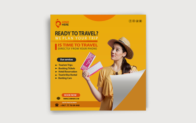 Travel Agency Template - Trips - Travel Corporate Identity