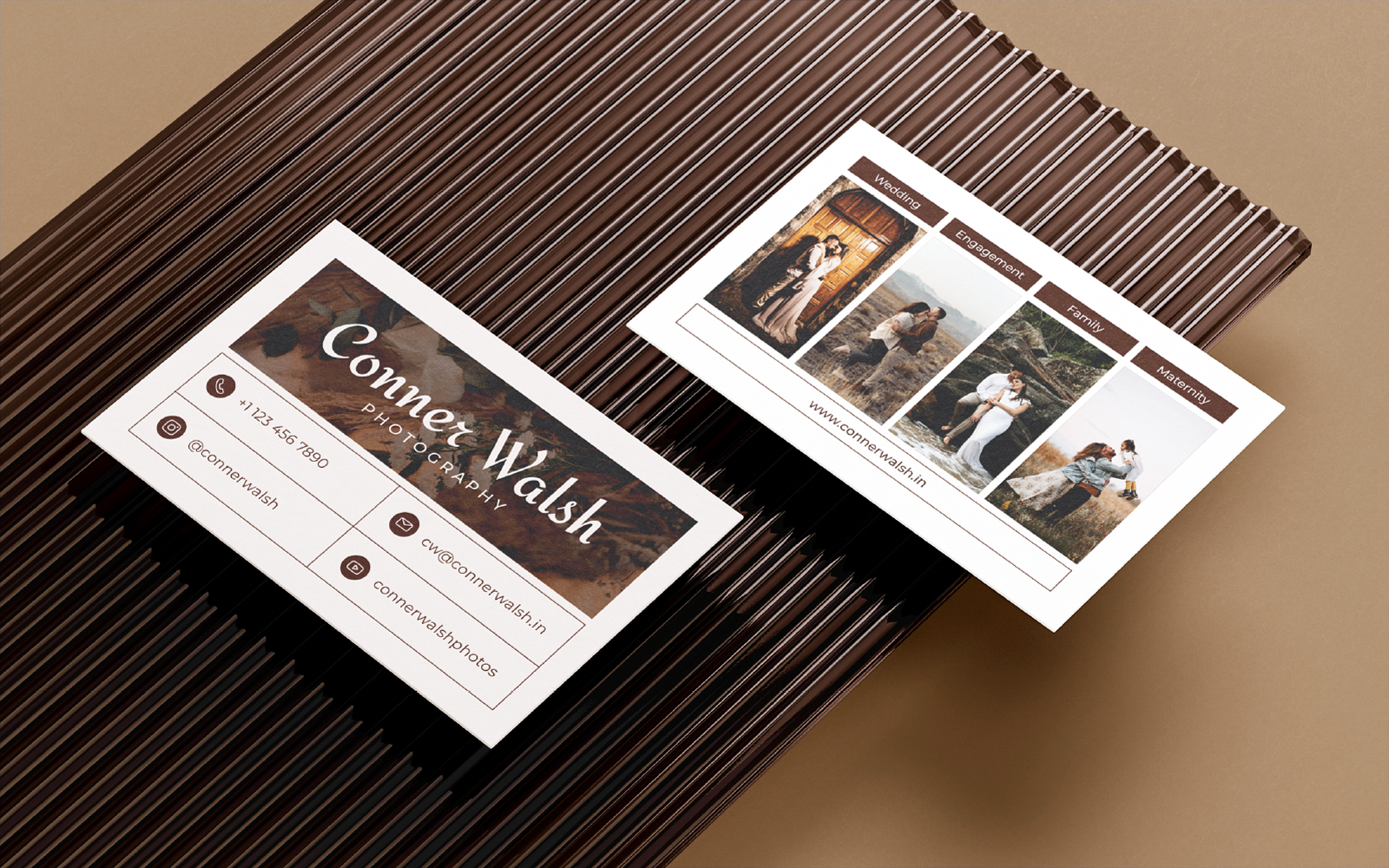 Modern Style Photography Business Card - Corporate Identity Template