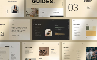 The Brand Guideline Presentation Powerpoint Template
