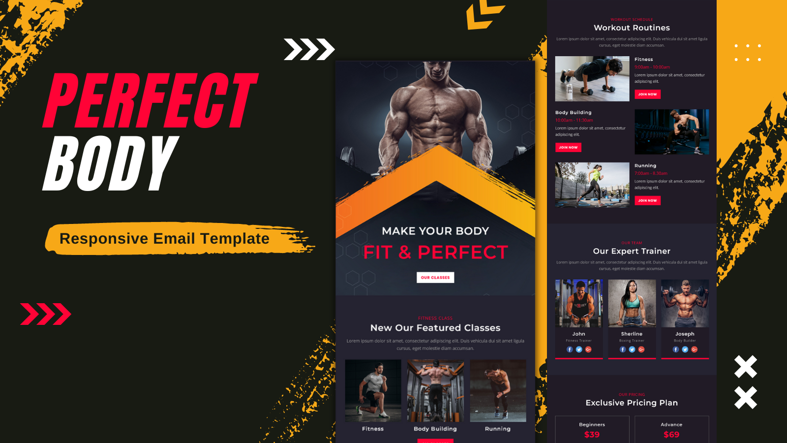 Perfect Body – Fitness Email Template