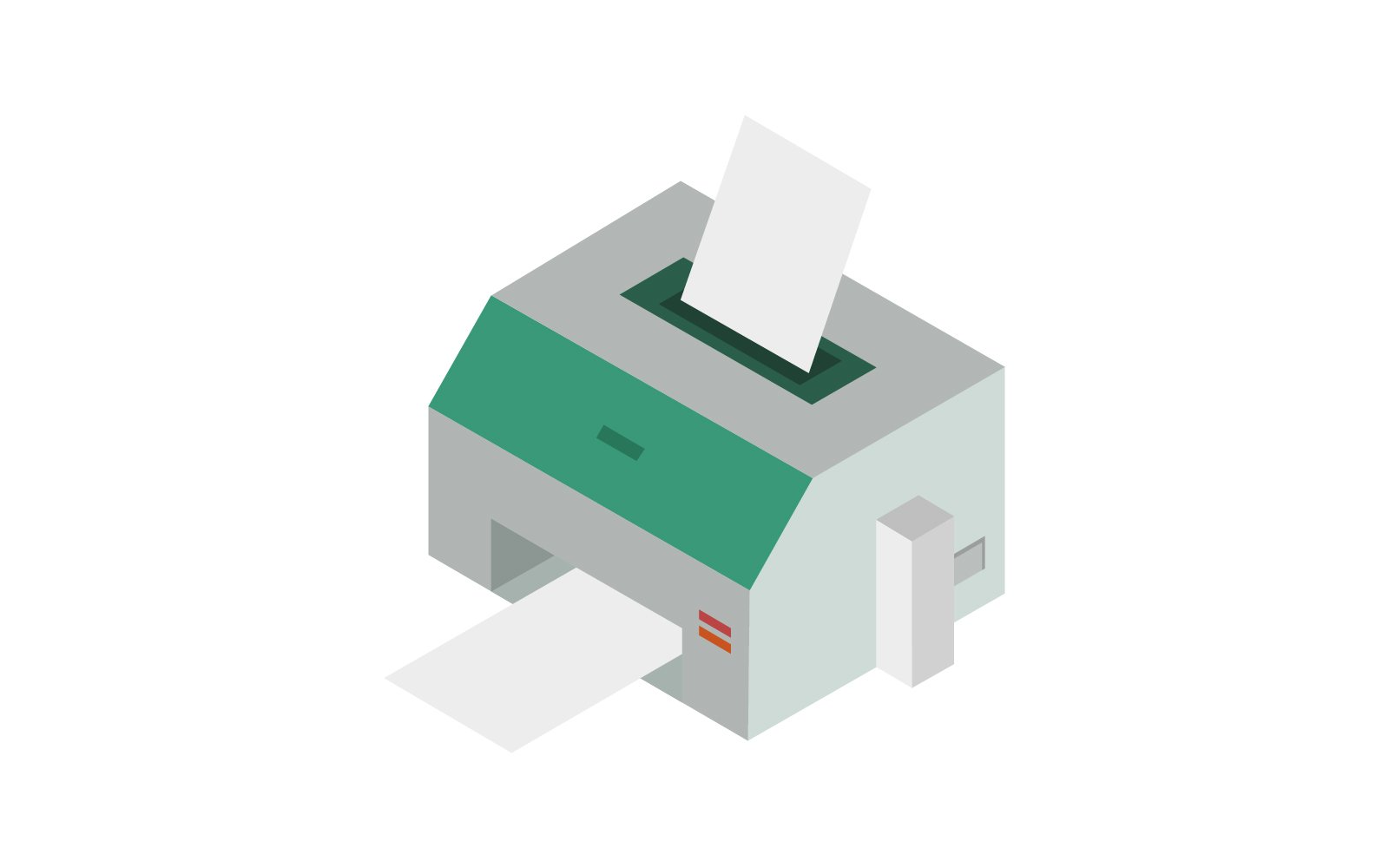 Kit Graphique #338478 Isometric Photocopier Divers Modles Web - Logo template Preview