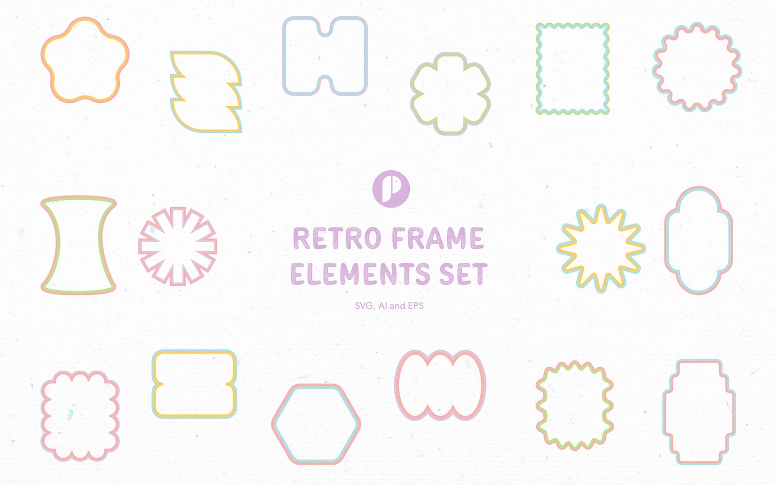 Kit Graphique #338497 Frame Geometric Divers Modles Web - Logo template Preview