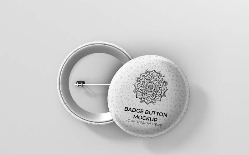 Badge - Badge Button Mockup 3 Product Mockup