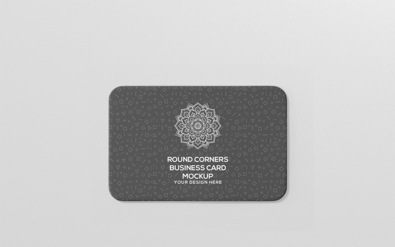 Business Card - Round Corners Business Cards Mockup 8 Product Mockup