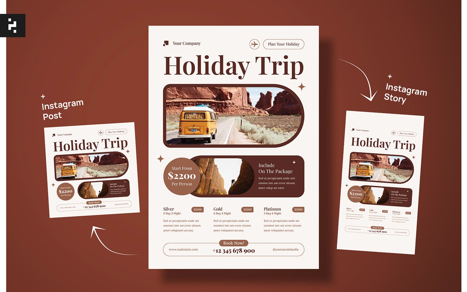 Template #338515 Poster Travel Webdesign Template - Logo template Preview