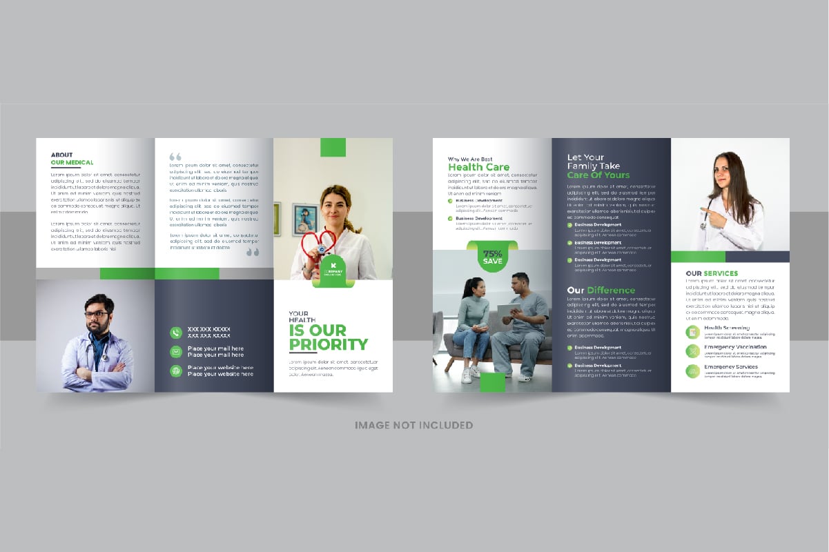 Template #338540 Leaflet Minimalist Webdesign Template - Logo template Preview