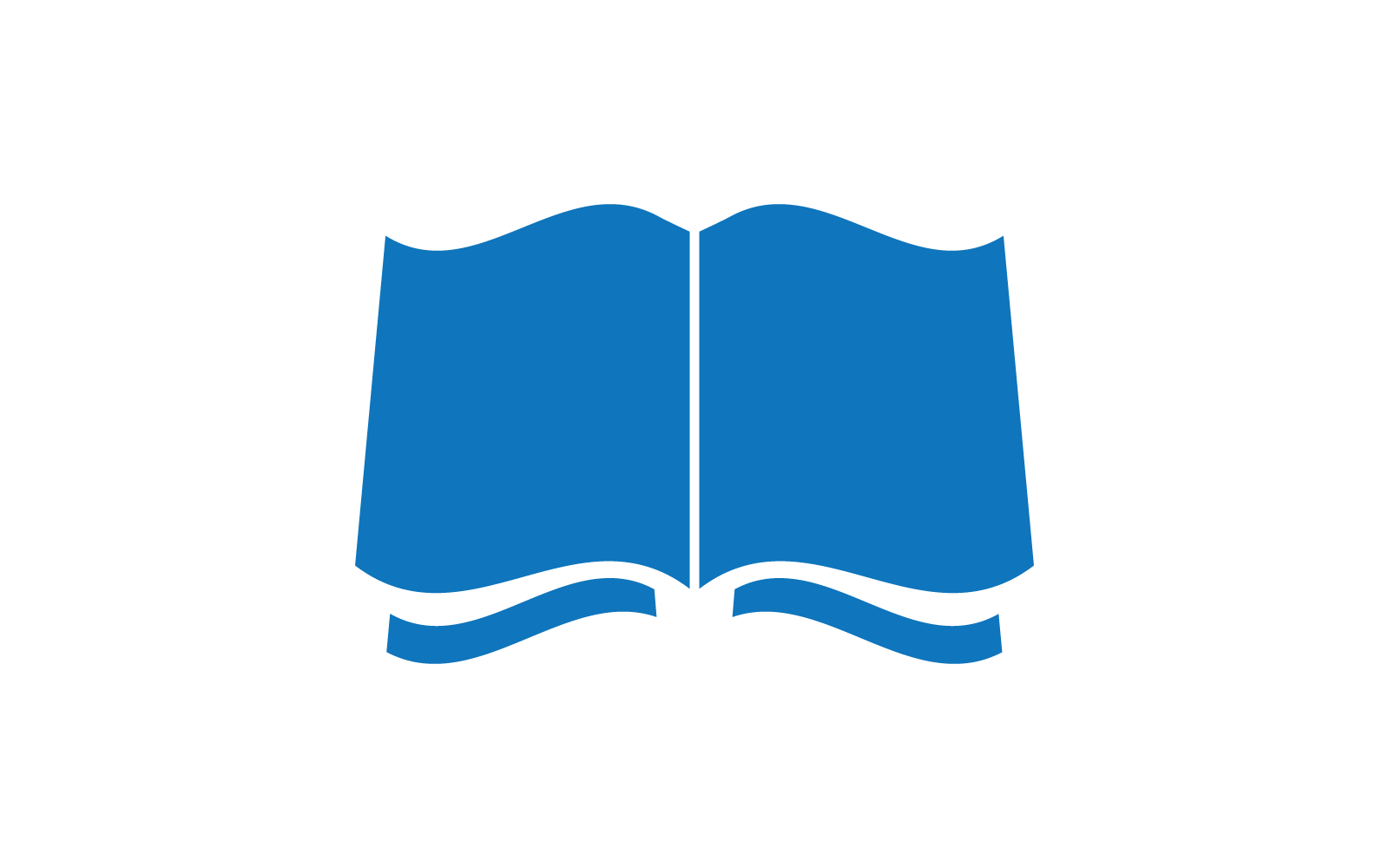 Book illustration logo template vector flat design