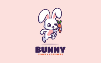 Bunny Mascot Cartoon Logo 1