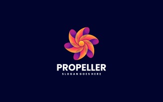 Propeller Gradient Colorful Logo