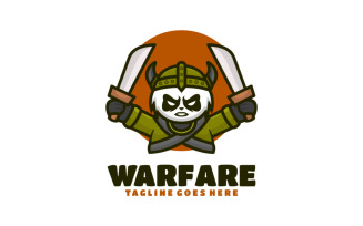 Warfare Mascot Cartoon Logo