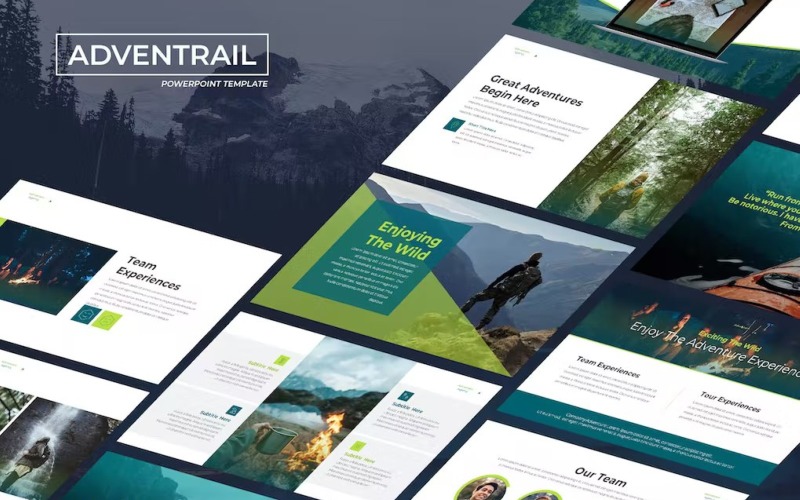 Adventrail - Travel Business Powerpoint Template PowerPoint Template
