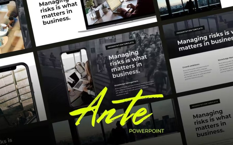 Ante - Business Management Powerpoint PowerPoint Template