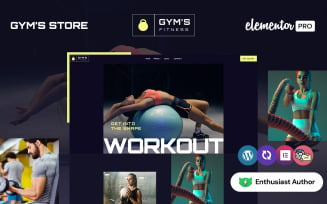 Gym's Fitness - Fitness WordPress Elementor Theme