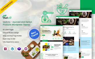 Vedicto Ayurved and Herbal Products WordPress Theme