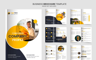 Vector Brochure template layout design and corporate company profile minimal template design