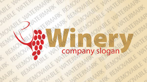 Winery Logo Template vlogo