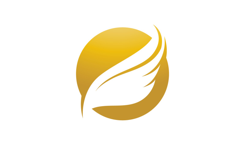 Dove bird and wing logo vector template v15 Logo Template