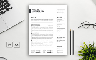 Resume and Cover Letter Template | Edward Christofer