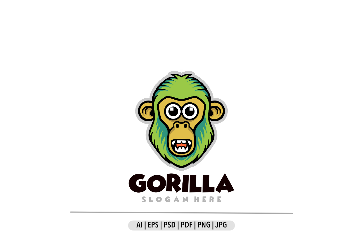 Kit Graphique #339150 Chimpanzee Gorille Divers Modles Web - Logo template Preview