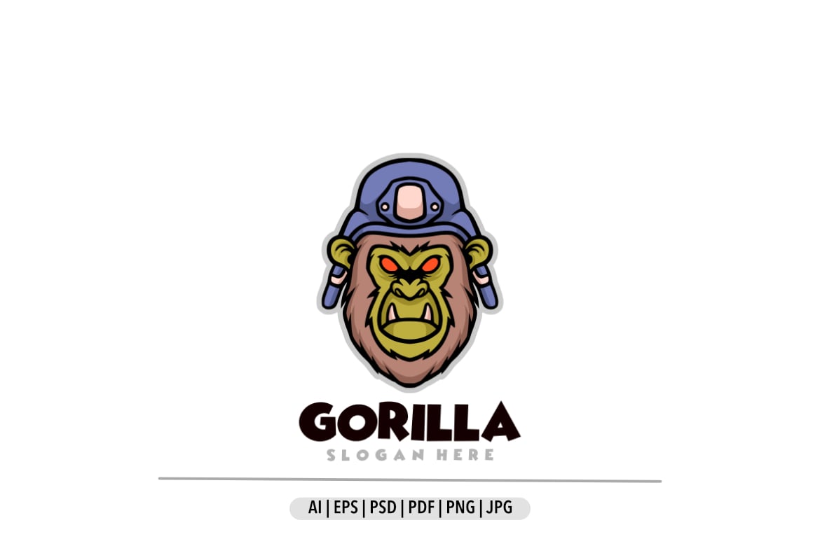 Kit Graphique #339151 Cartoon Chimpanzee Divers Modles Web - Logo template Preview