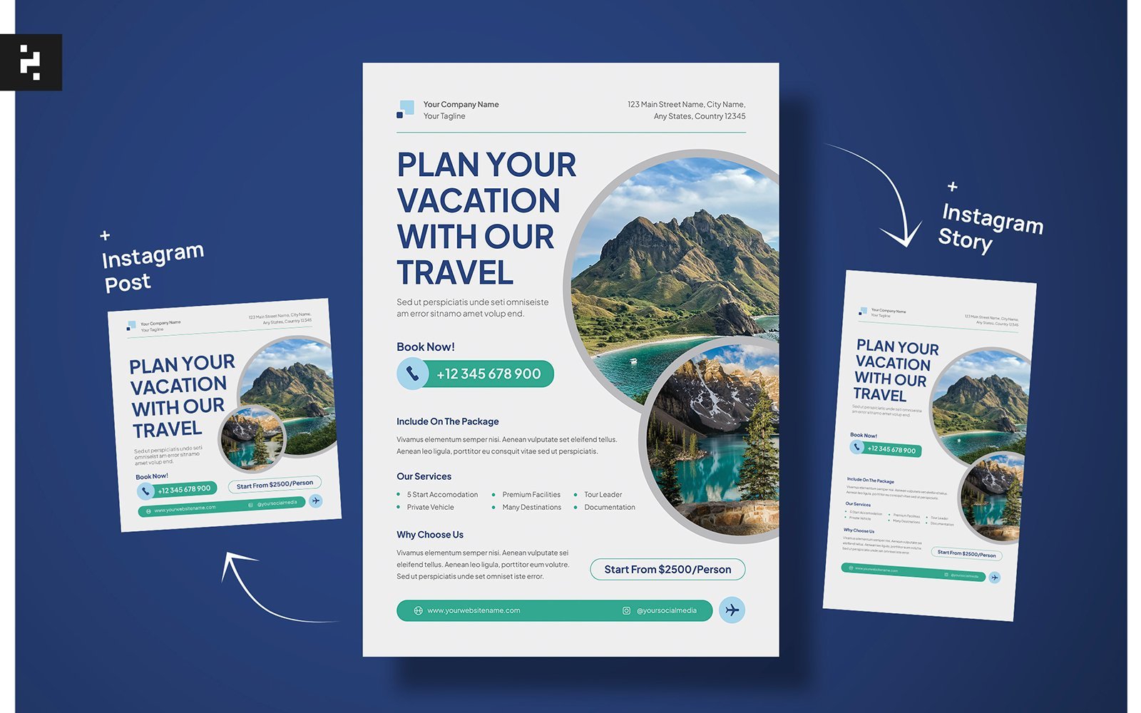 Template #339216 Poster Travel Webdesign Template - Logo template Preview