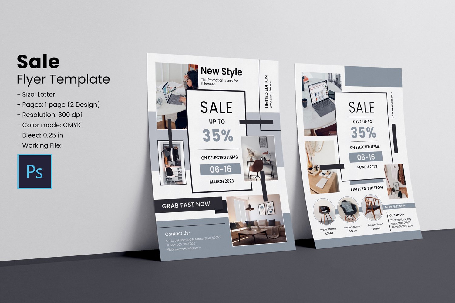 Template #339224 Flyer Product Webdesign Template - Logo template Preview