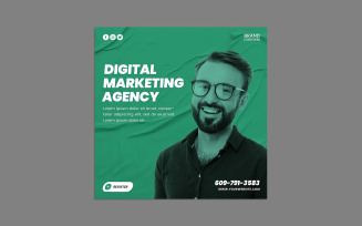 Digital Marketing Agency Social Media Ad Post Template