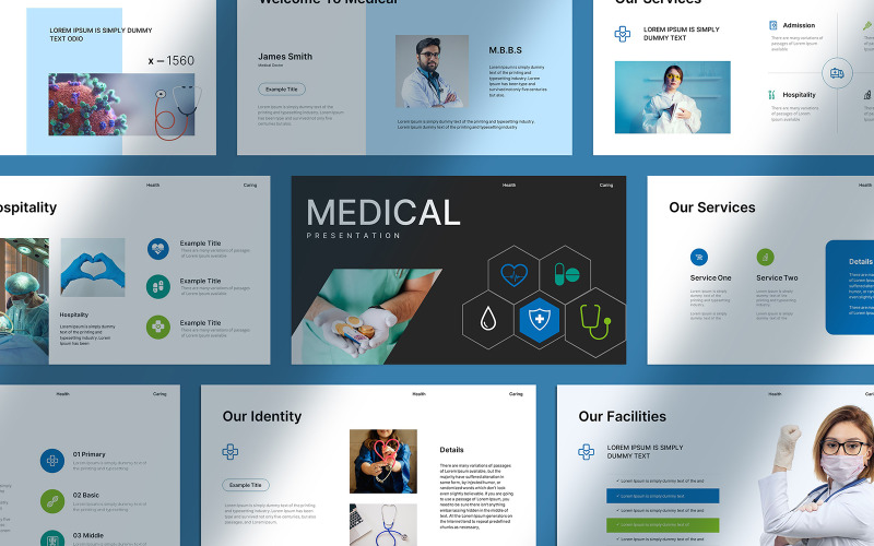 Medical Presentation Template PowerPoint Template