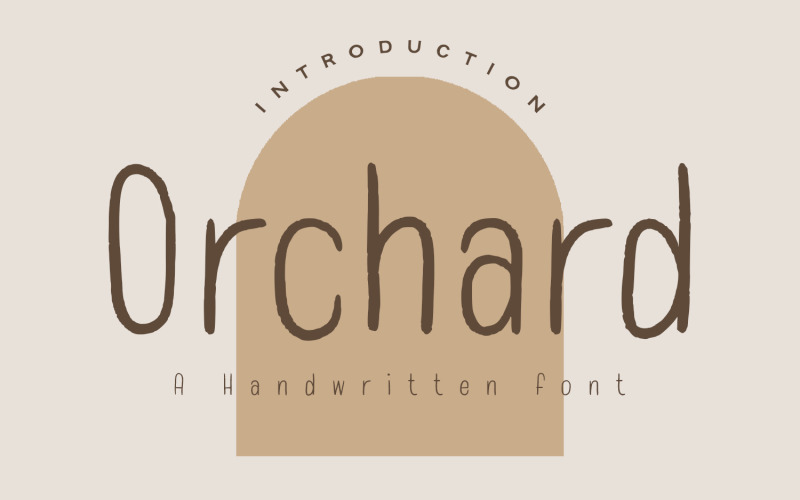 Orchard - Handwritten Font