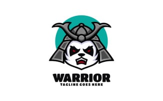 Warrior Mascot Cartoon Logo