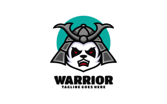 Warrior Mascot Cartoon Logo