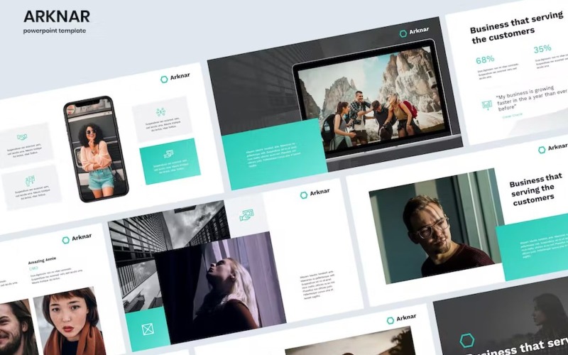ARKNAR - Simple & Professional Powerpoint PowerPoint Template