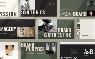 Brand Guideline Business Presentation Layout Template