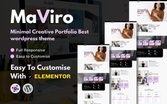 Maviro - Creative Personal Portfolio Wordpress Theme