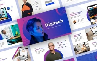 Digitech - IT and Technology Company Presentation Keynote Template
