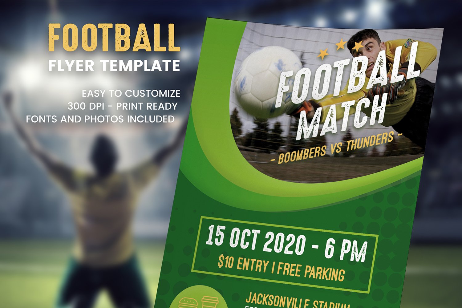 Template #339568 Football Soccer Webdesign Template - Logo template Preview