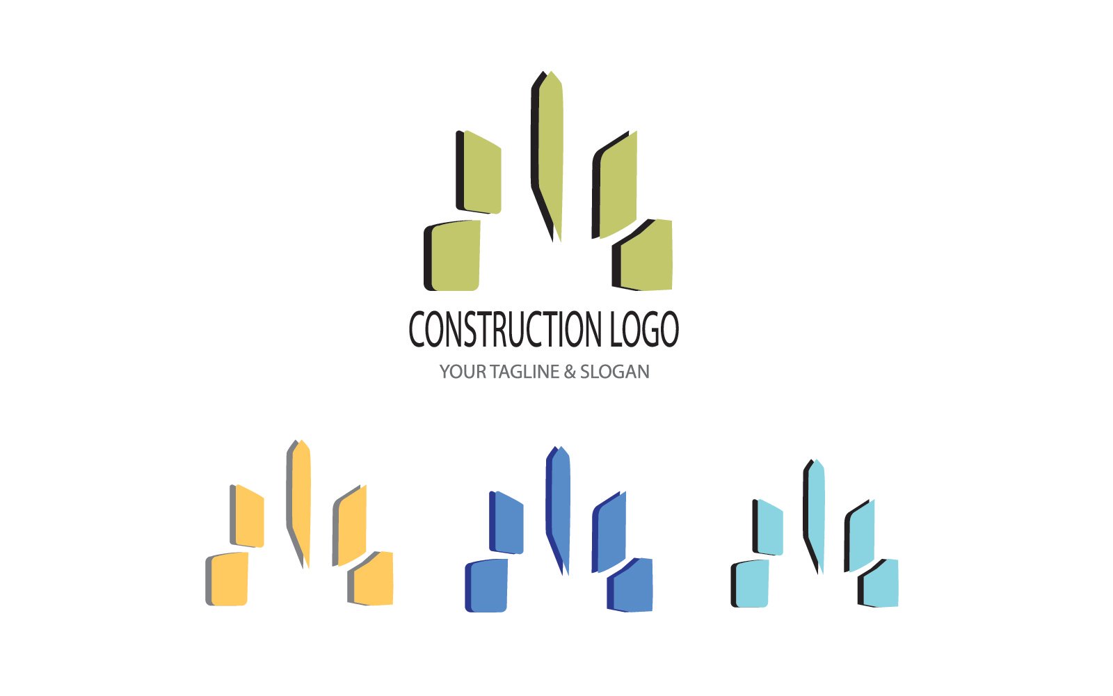 Kit Graphique #339595 Construction Ouvriers Divers Modles Web - Logo template Preview