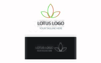 Beautiful lotus Flower Logo design