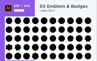 Emblem & Badge Logos 50 Set V 2 sec 1