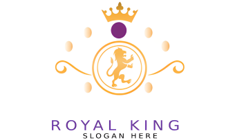 Logo royal king in new style