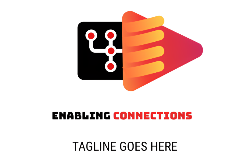 New logo enabling connections Logo Template