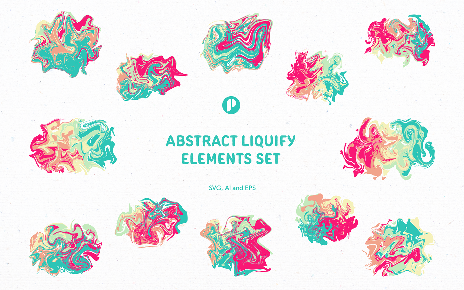 Kit Graphique #339664 Liquide Abstrait Web Design - Logo template Preview