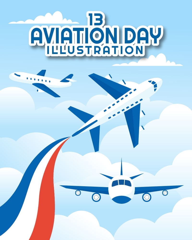 Template #339724 Day Plane Webdesign Template - Logo template Preview