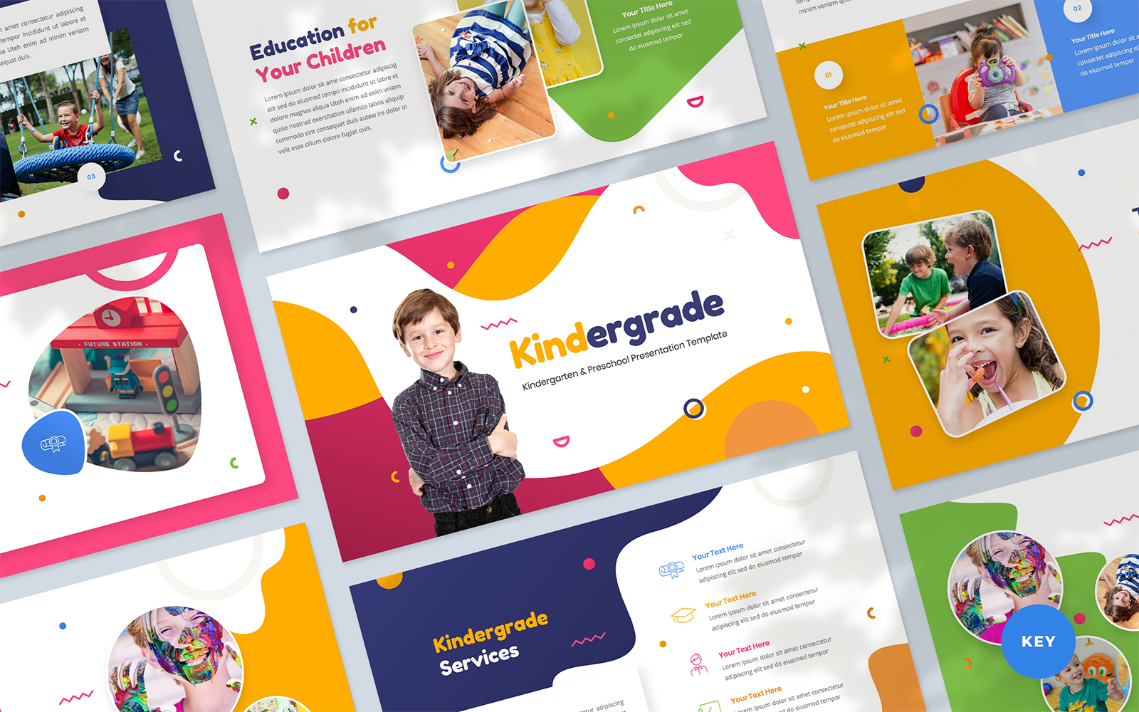 Kit Graphique #339730 Kindergarten ducation Divers Modles Web - Logo template Preview