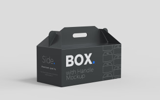 Box with handle Mockups Vol 01
